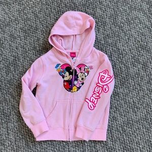 Girls pink Disney sweater